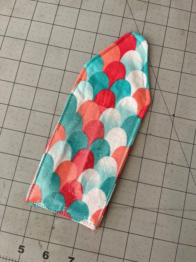 Sewing with Kids: Making a cute luggage tag.